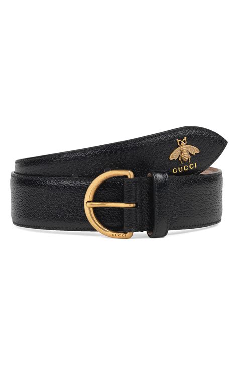 gucci bee pendant leather belt|gucci belt photos.